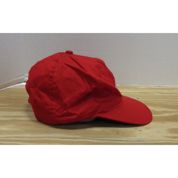 VINTAGE Cincinnati Reds Hat Cap Snapback Red Baseball MLB Twins Enterprise - Picture 6 of 10